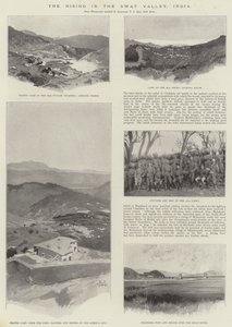 The Rising in the Swat Valley, India by Charles Auguste Loye